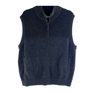 𝅺DULUTH Trading wool and cotton waffle weave knit sweater vest